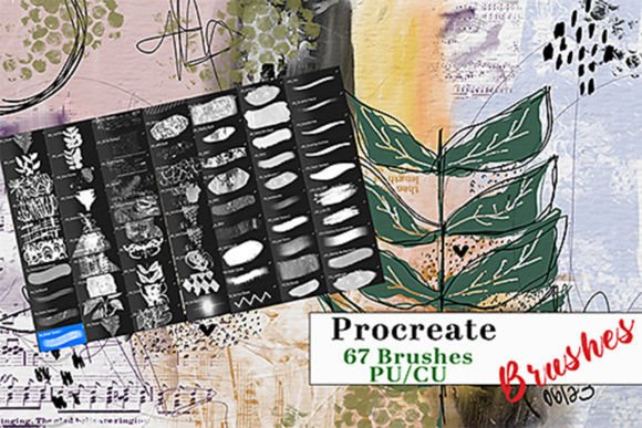 Download Mixed Media Set 2 Procreate Brush Set - Procreate Collection