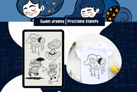 Download Stars, Constellations Procreate Stamps - Procreate Collection