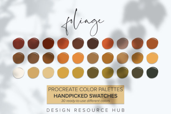Download Procreate Color Palette: Foliage - Procreate Collection