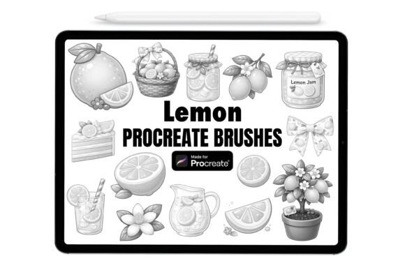 Download Cute Lemon Procreate Brushes - Procreate Collection
