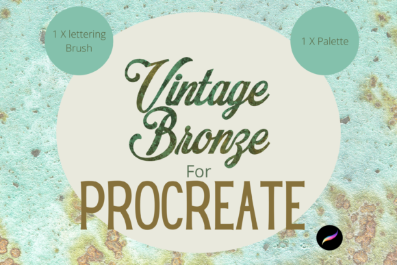Download Vintage Bronze Procreate Lettering Brush - Procreate Collection