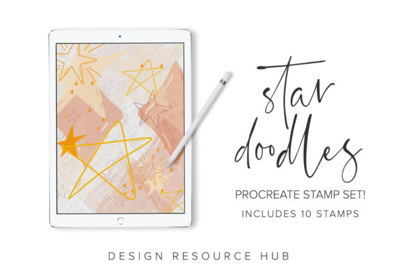 Download Star Doodles Procreate Stamps - Procreate Collection