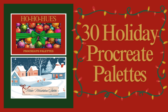 Download Holiday Procreate Palette Bundle - Procreate Collection