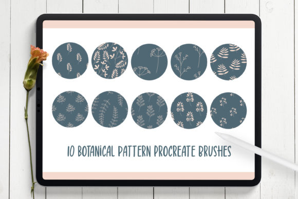 Download Botanical Pattern Procreate Brushes - Procreate Collection