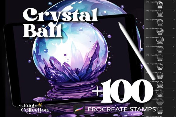 Download 100+ Procreate Crystal Ball Stamps - Procreate Collection