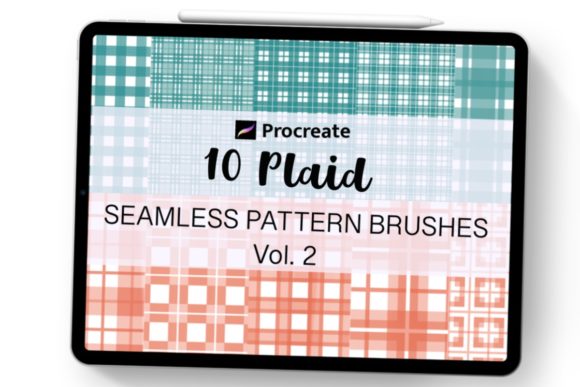 Download Procreate Brush Plaid Seamless Pattern - Procreate Collection