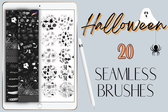 Download Procreate Halloween Seamless Pattern - Procreate Collection