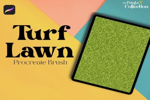 Download Turf Lawn Procreate Brush - Procreate Collection