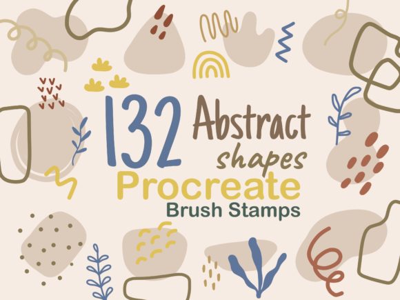 Download Procreate Stamps Abstract Shapes Doodle - Procreate Collection