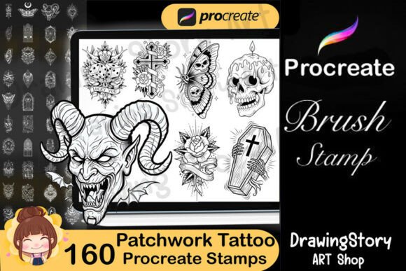 Download 160 Flash Tattoo Procreate Bundle Tattoo - Procreate Collection