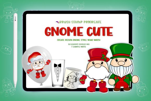 Download Procreate Brush Gnome Christmas DIY - Procreate Collection