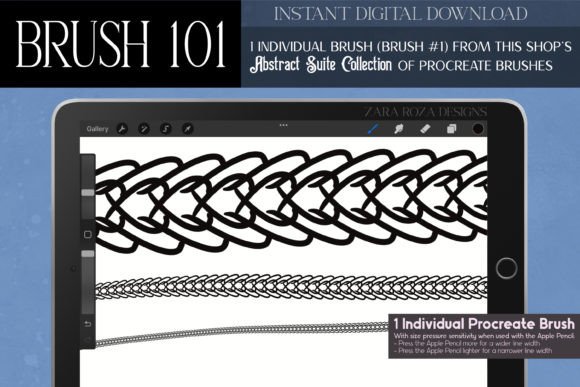Download Procreate Brush #101 – Abstract Suite - Procreate Collection