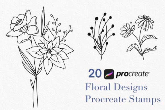 Download Procreate Botanical Stamps - Procreate Collection