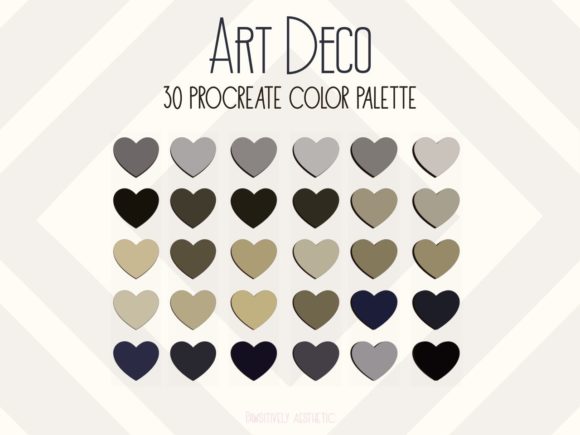 Download Art Deco Procreate Color Palette - Procreate Collection