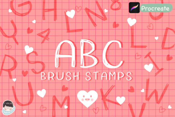 Download ABC Brush Stamps Procreate - Procreate Collection