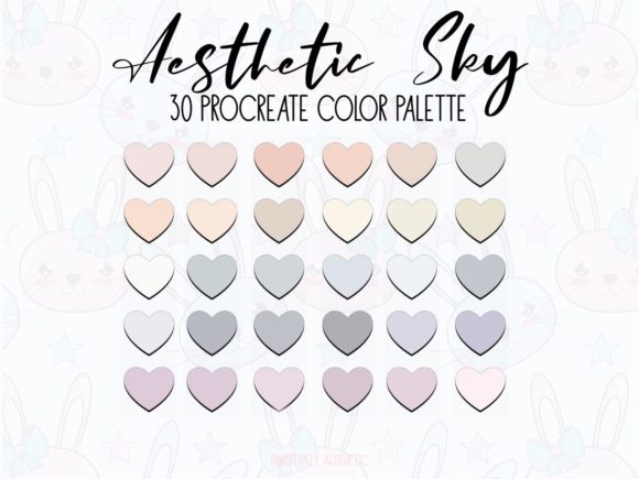 Download Aesthetic Sky Procreate Color Palette - Procreate Collection