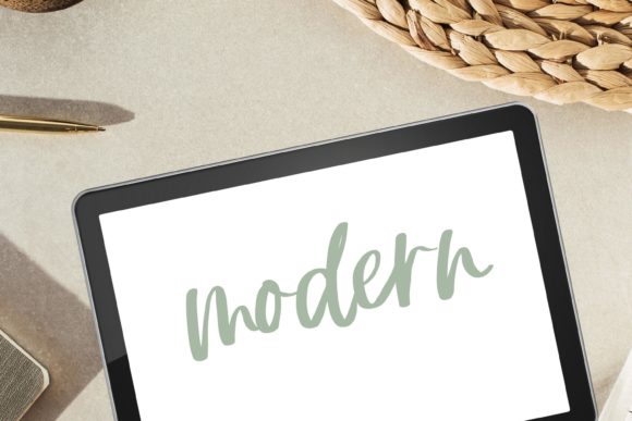 Download Modern Ink Procreate Lettering Brush - Procreate Collection