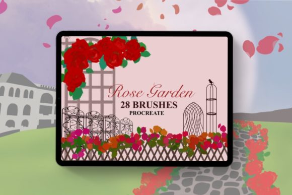 Download Rose Garden Brushes Procreate Kit - Procreate Collection