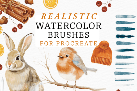 Download Realistic Watercolor Procreate Brushes - Procreate Collection