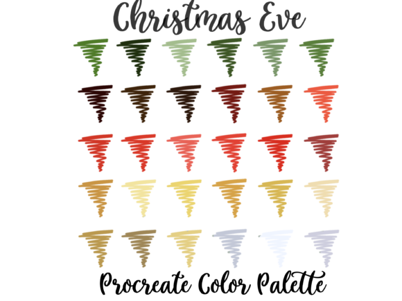 Download Christmas Eve Holiday Procreate Palette - Procreate Collection