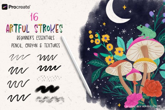 Download Procreate Brush Pack - Pencil &amp; Crayon - Procreate Collection