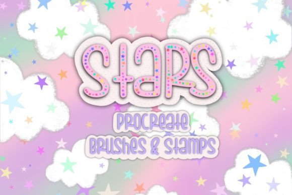 Download Rainbow Stars Procreate Bush &amp; Stamp Set - Procreate Collection