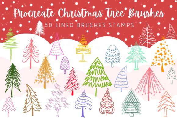 Download Procreate Christmas Tree Brushes - Procreate Collection