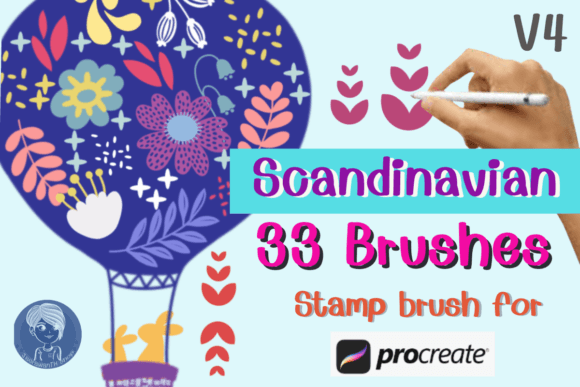 Download Scandinavian V4 Stamp Brushes Procreate - Procreate Collection