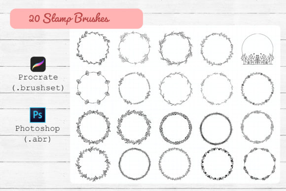 Download Procreate and Photoshop Stamp Brushes. - Procreate Collection