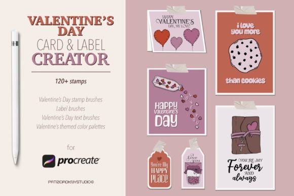 Download Procreate Valentine’s Day Card Creator - Procreate Collection