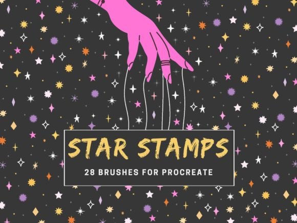 Download Procreate Star Stamps Brush Set - Procreate Collection