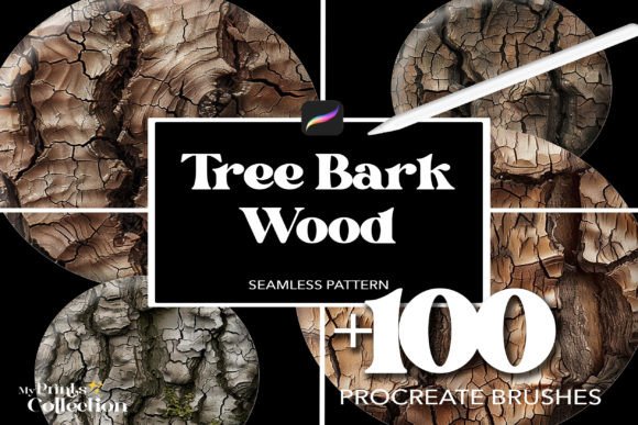 Download 100+ Procreate Wood Tree Bark Brushes - Procreate Collection
