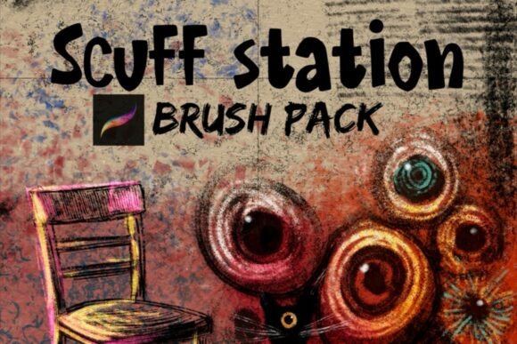 Download Scuff Station Procreate Brush Pack - Procreate Collection