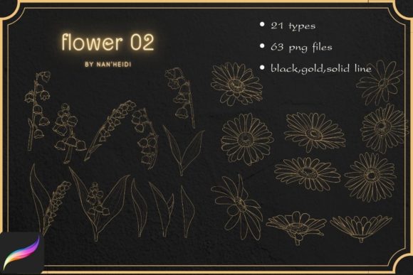 Download Flower  Procreate Brushes - Procreate Collection