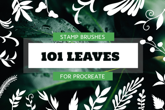 Download Procreate Leaves Stamp Brushes - Procreate Collection