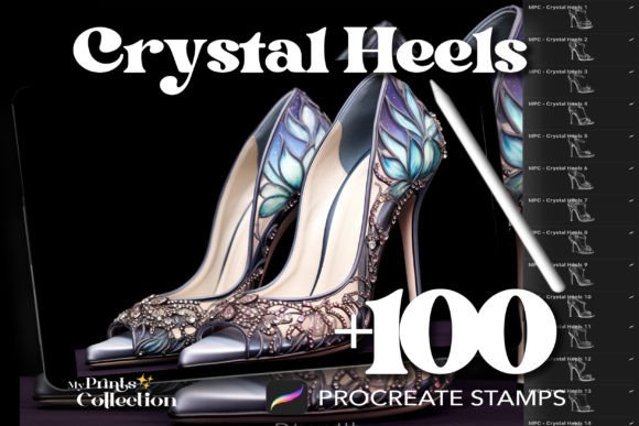 Download 100+ Procreate Heels Crystal Stamps - Procreate Collection