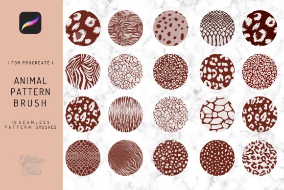 Download Procreate Seamless Animal Texture Brush - Procreate Collection