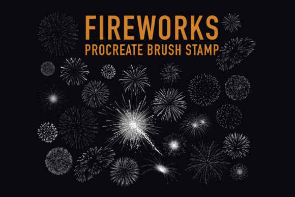 Download Fireworks Stamps Brushes for Procreate - Procreate Collection