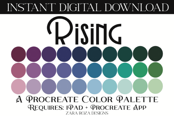 Download Rising Procreate Color Palette - Procreate Collection