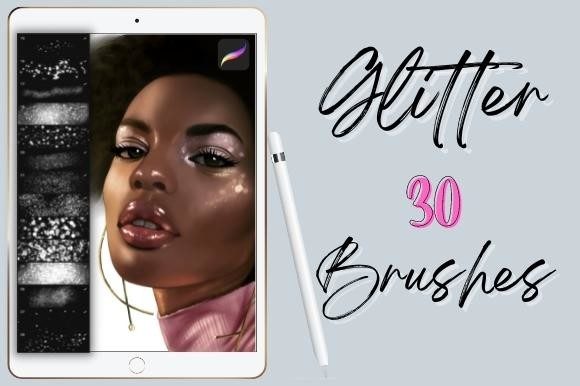 Download Procreate Glitter Shimmer Brushes Set - Procreate Collection