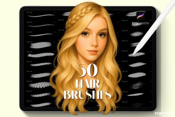 Download Procreate Hair Brushes - Procreate Collection