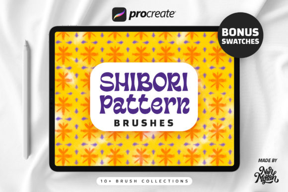 Download Procreate Shibori Pattern Brushes - Procreate Collection