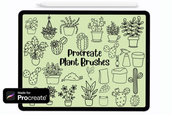 Download Procreate Plant Brushes, Procreate Stamp - Procreate Collection