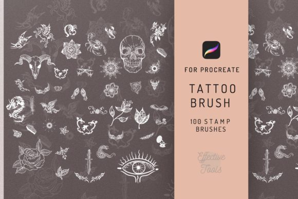 Download 100 Procreate Tattoo Brush - Procreate Collection