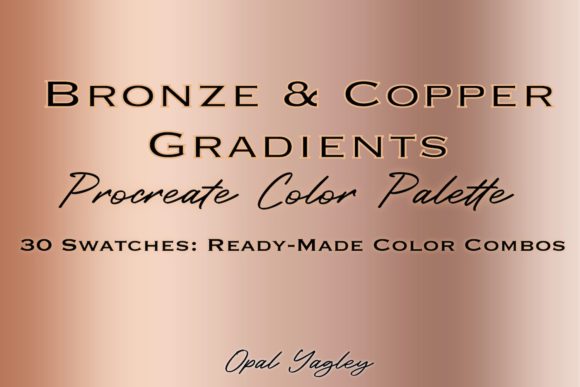 Download Bronze &amp; Copper Procreate Color Palette - Procreate Collection