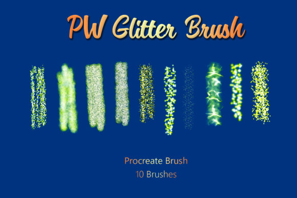 Download PW Procreate Brush - Glitter Brushes - Procreate Collection