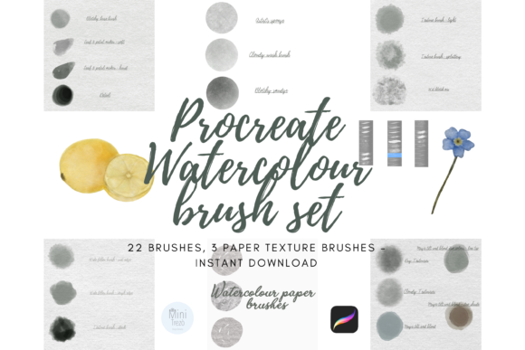 Download Procreate Watercolour Brushes - Procreate Collection