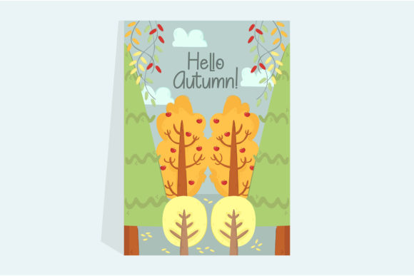 Download Autumn Forest Illustration Poster - Forest illustration Collection