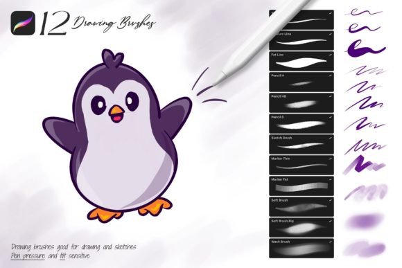 Download Drawing Procreate Brushes - Procreate Collection
