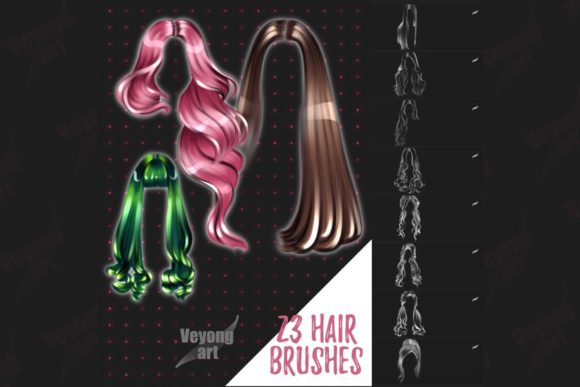 Download Procreate Hair Brushes - Procreate Collection